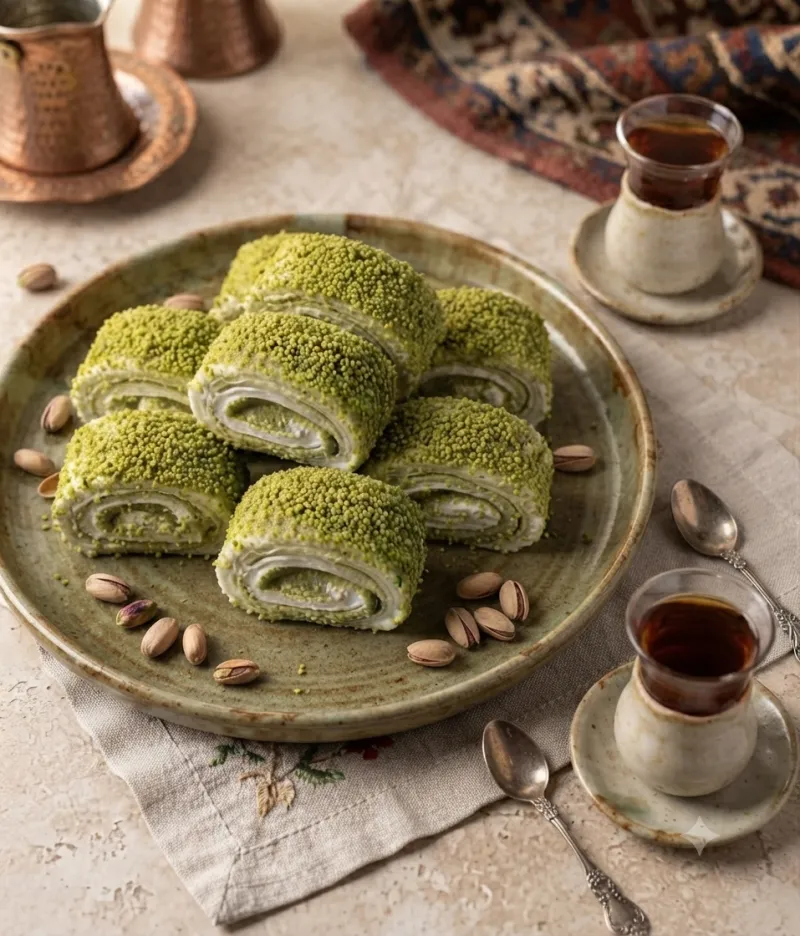 Antepfıstıklı Ezme Sarma